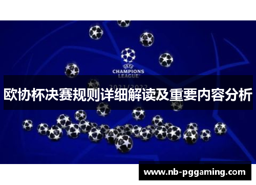 欧协杯决赛规则详细解读及重要内容分析